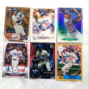 22'-23' Mookie Betts LA Dodgers Topps Card Lot